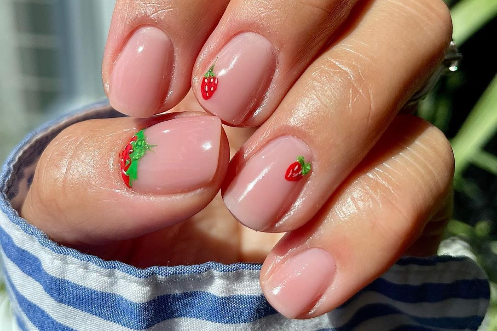 Strawberry nails