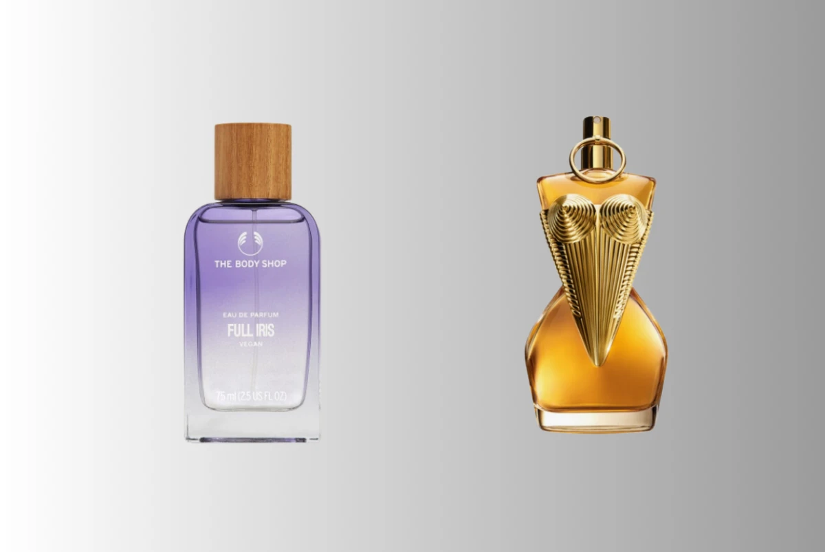 The body shop full iris/jean paul gaultier divine