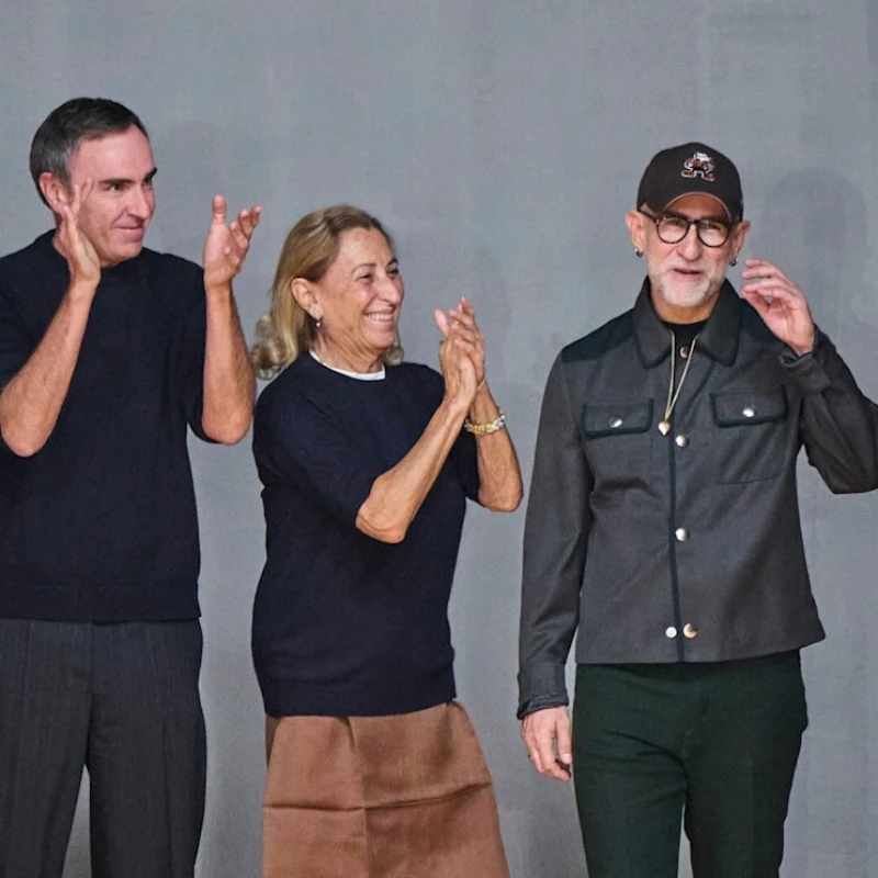 Miuccia Prada, Raf Simons i Fabio Zambernardi