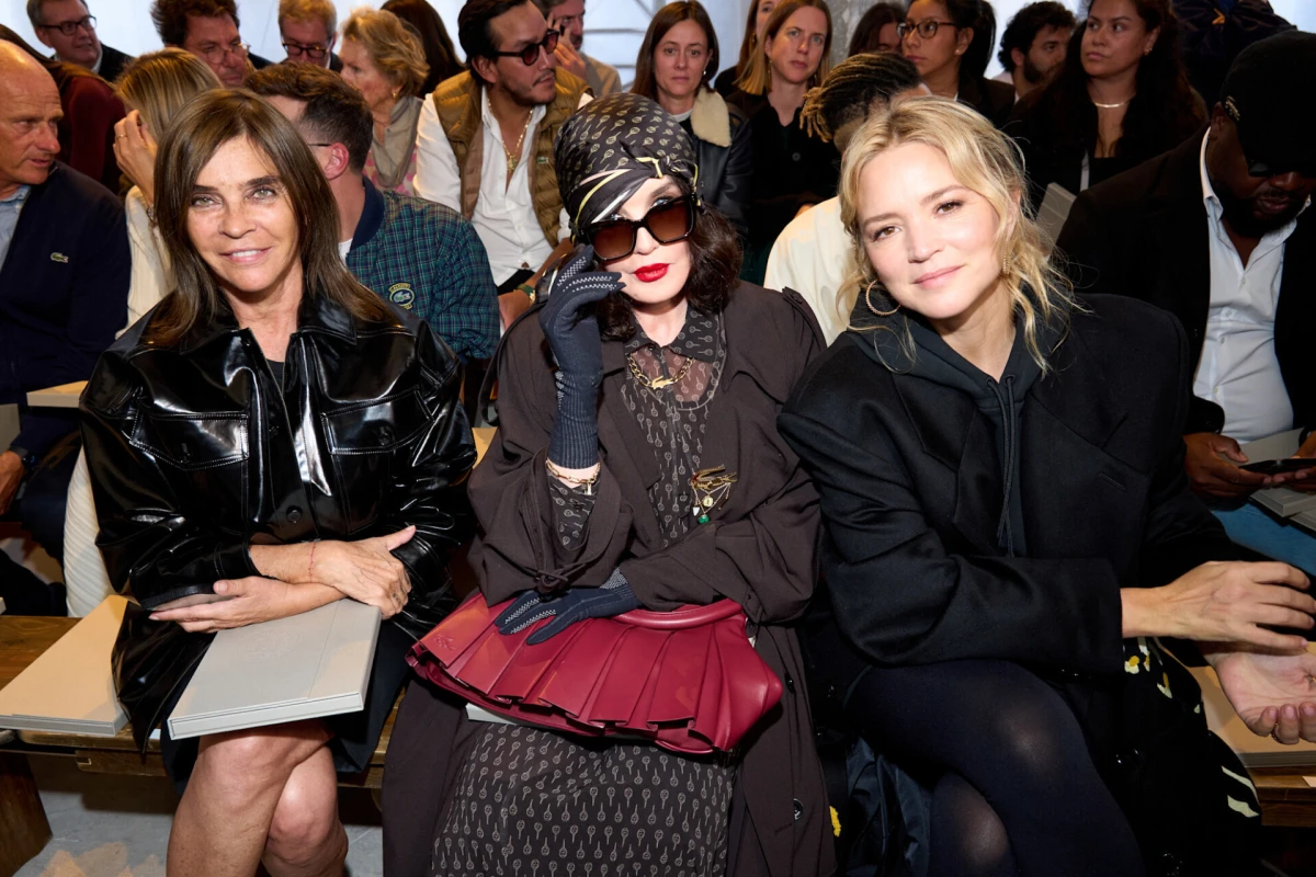 carine roitfeld, isabelle adjani i virginie efira