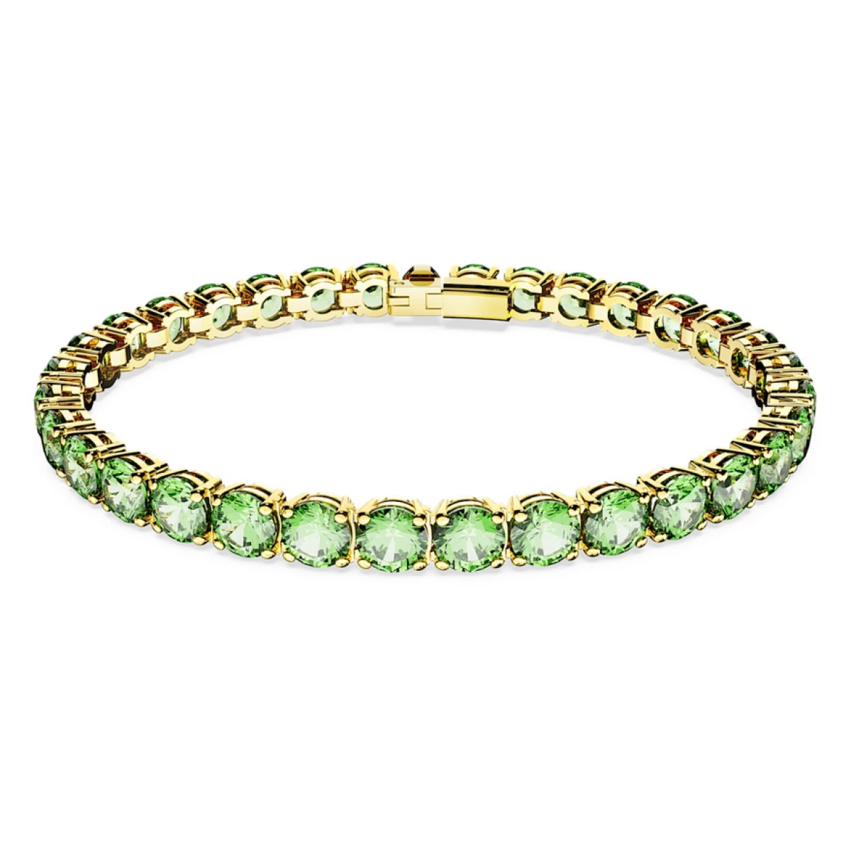 matrix tennis bracelet https://www.swarovski.com/en-AA/p-M5648929/Matrix-Tennis-bracelet-Round-cut-Green-Gold-tone-plated/?variantID=5658848