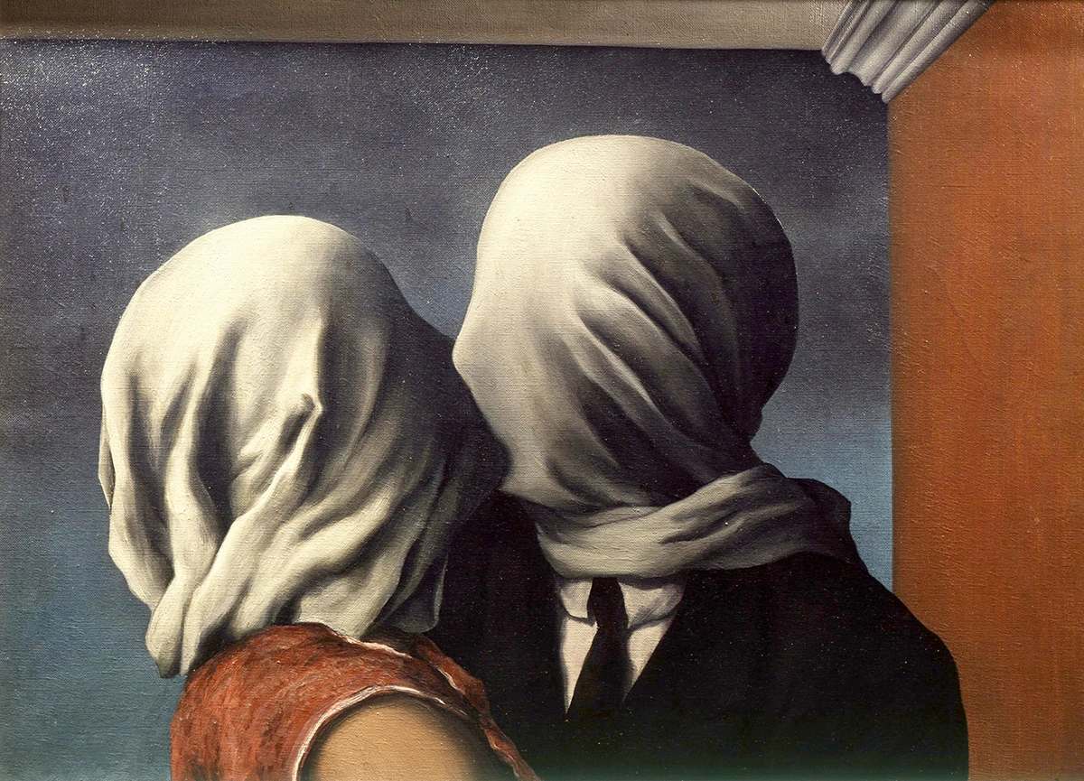 Les amants, 1928 (Rene Magritte)