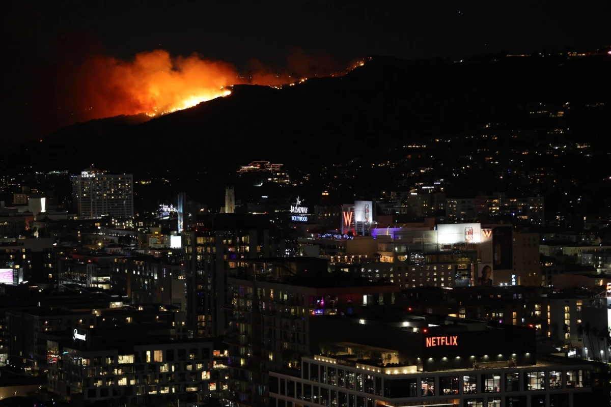 Požar na Hollywood Hills