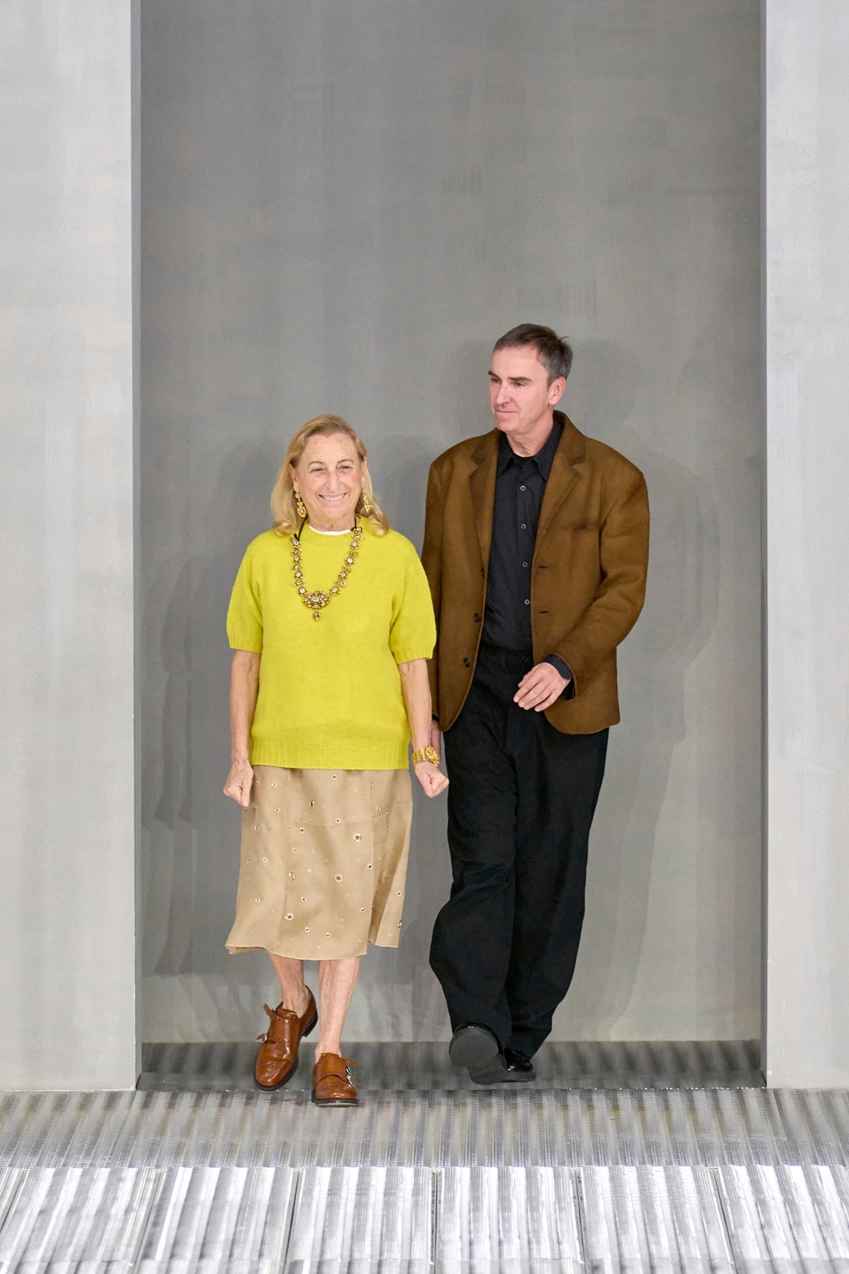 Miuccia Prada i Raf Simons