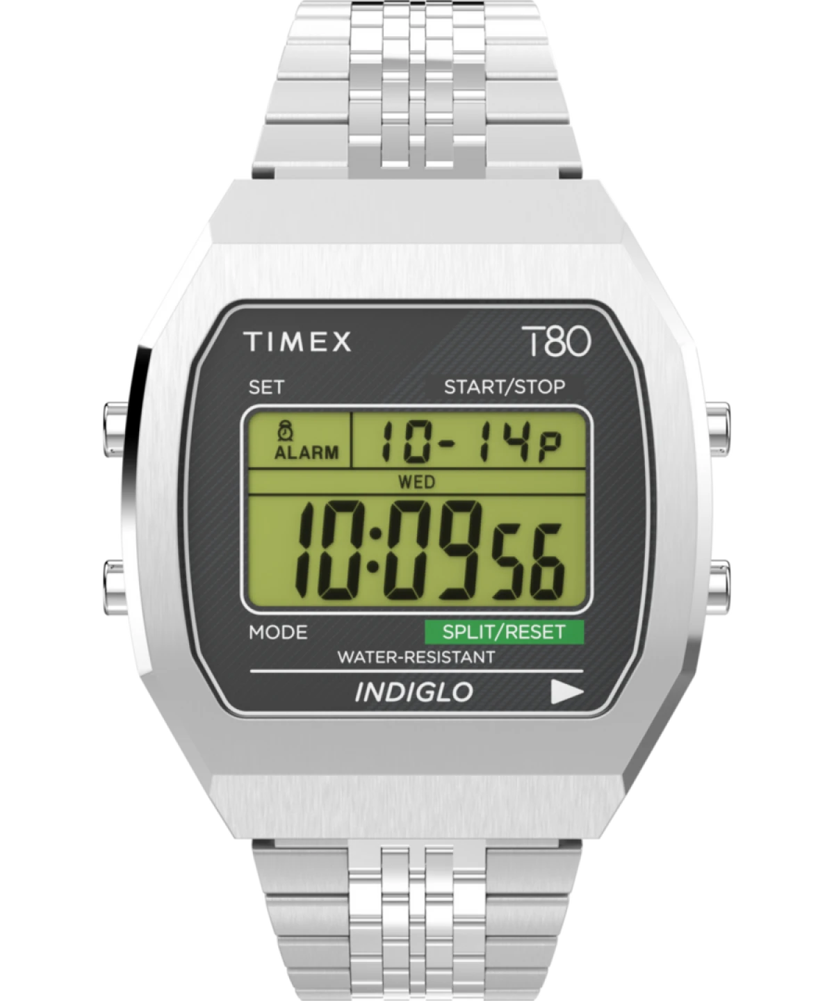 Timex T80 Steel 36mm Stainless Steel Bracelet Watch