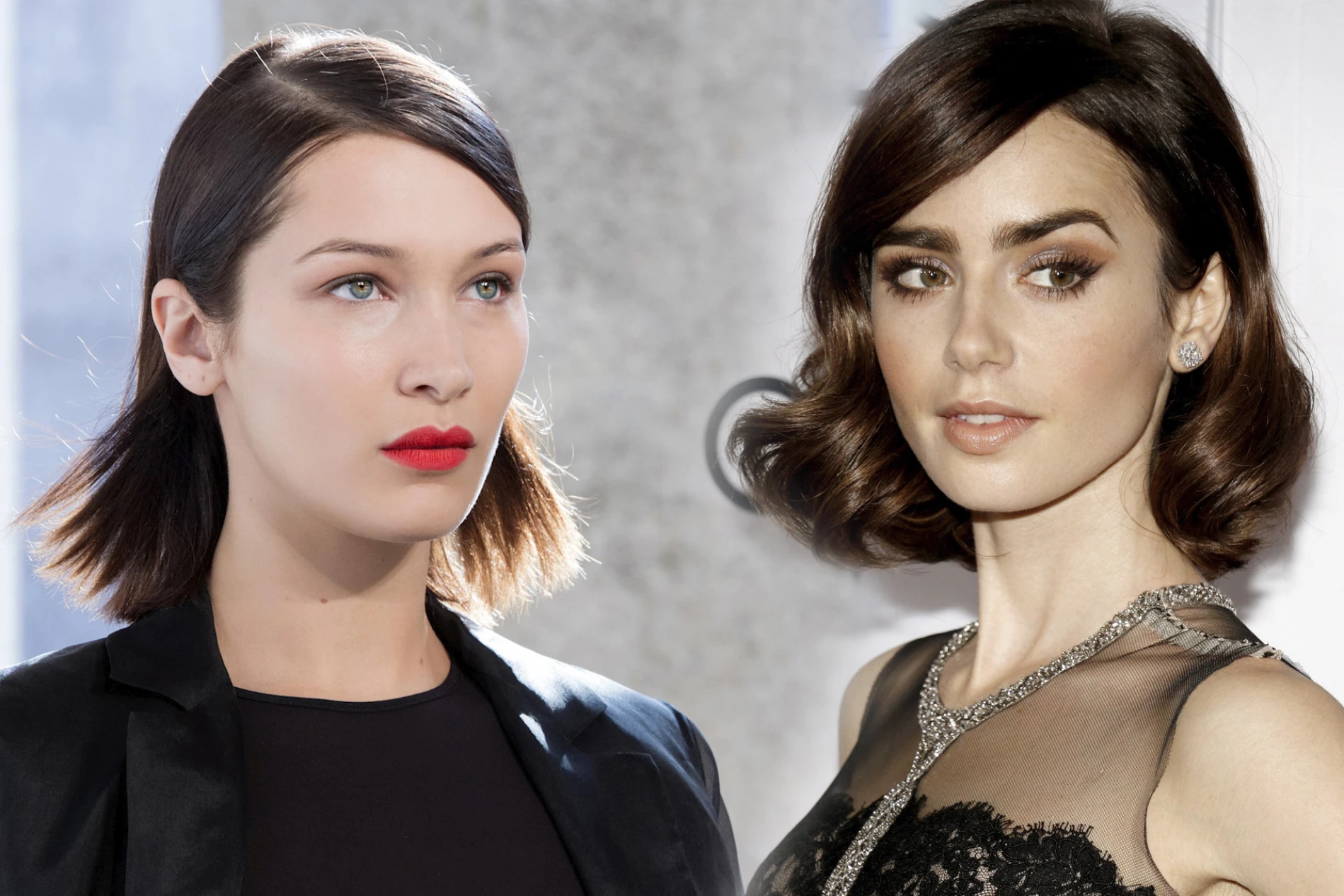 Bella Hadid i Lily Collins