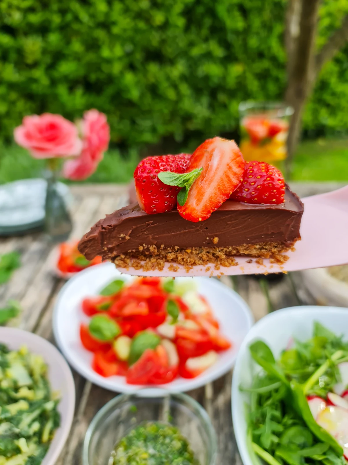 Torta od čokolade i jagoda