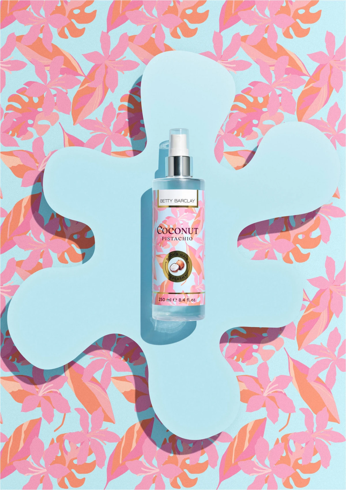 Coconut Pistachio body and hair splash