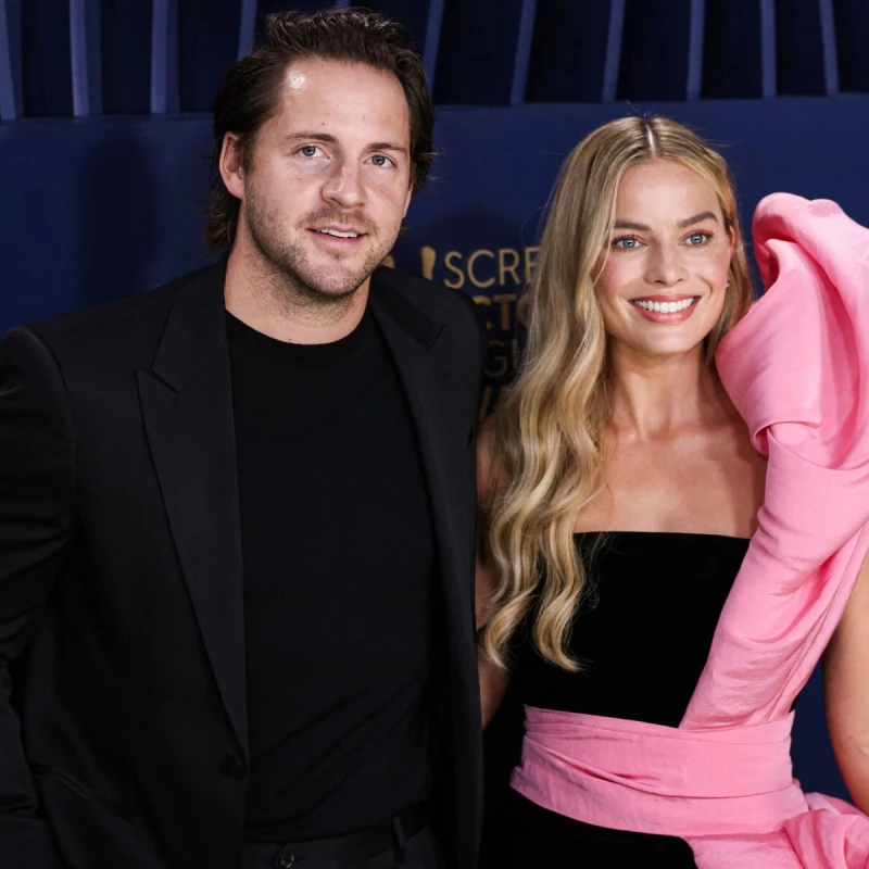 Tom Ackerley i Margot Robbie 