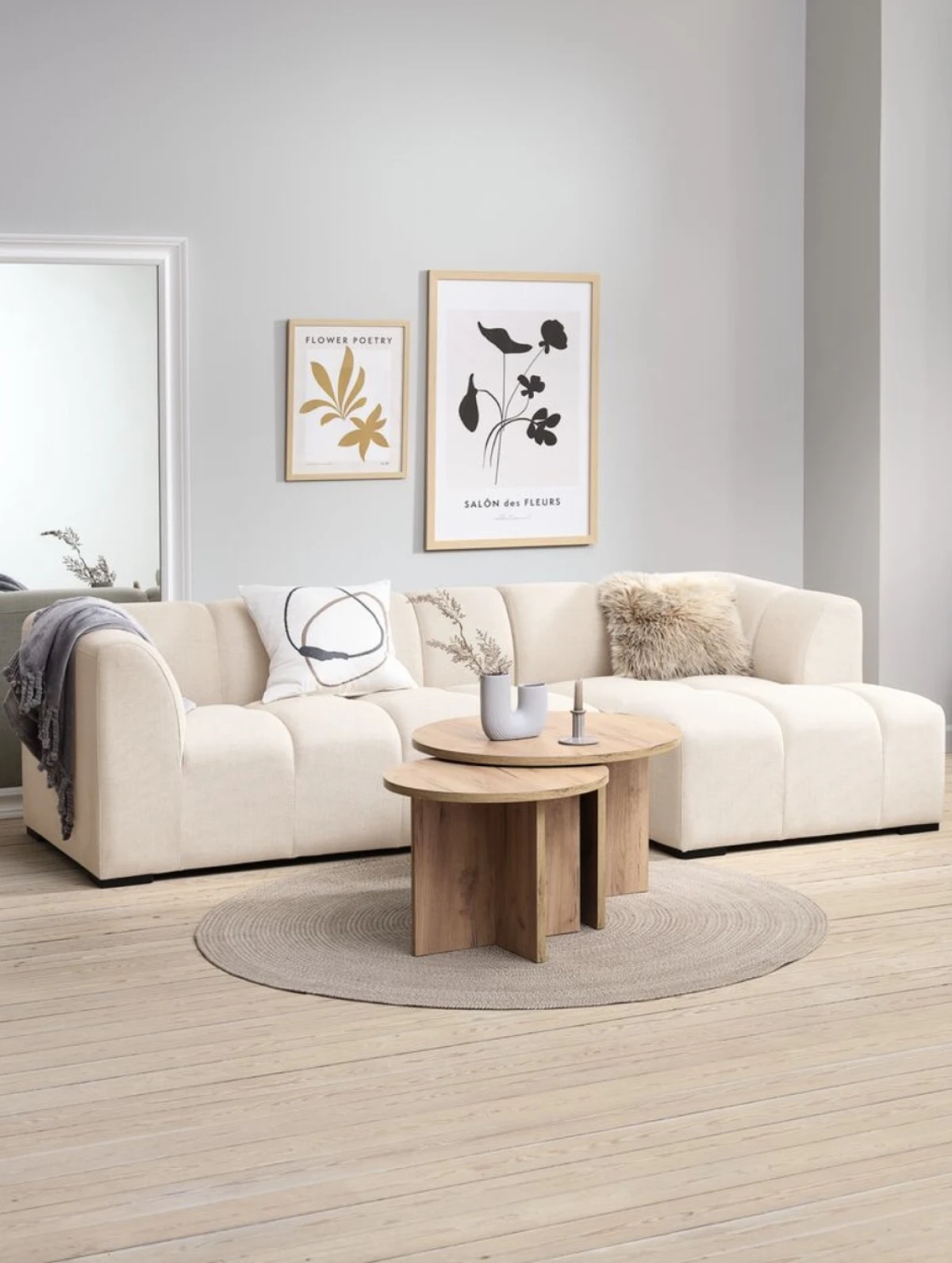 JYSK ALLESE Trosjed s produžetkoM, PRIJE 849,- €, SADA 650,- € 