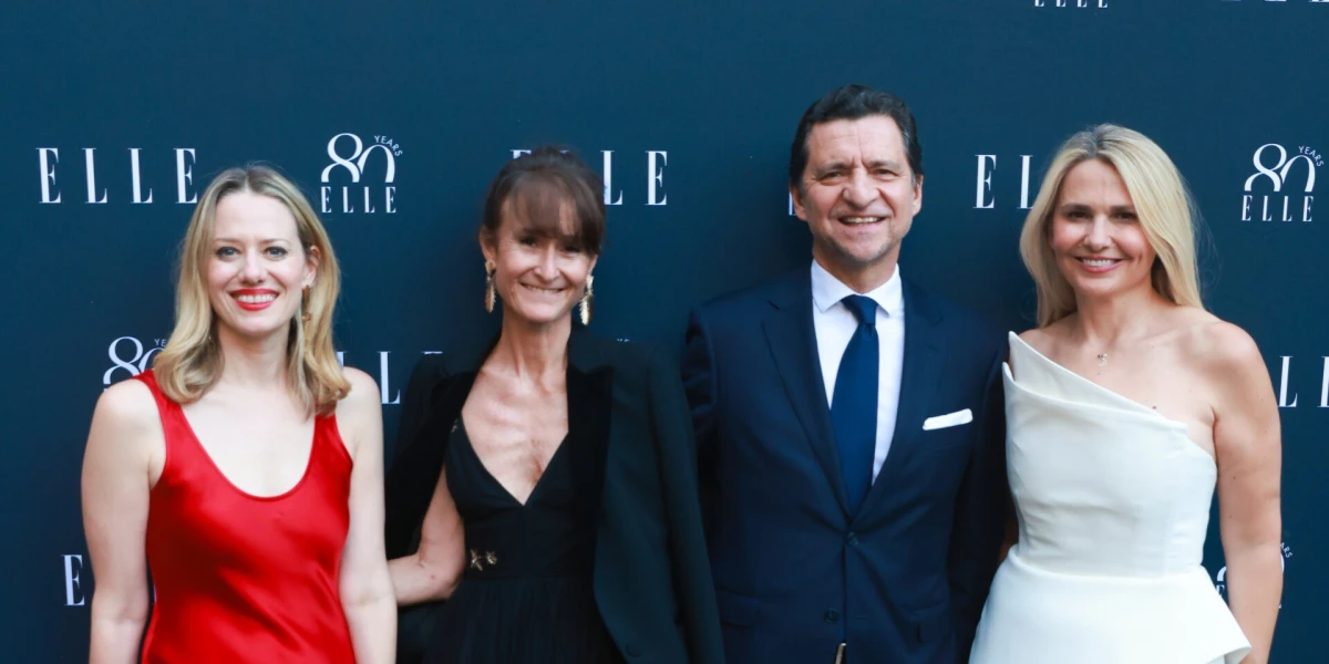 Jelena Veljača, Valeria bessolo llopiz (senior vice president elle international), Francois coruzzi (ceo elle international licences) i Ivona Čulo