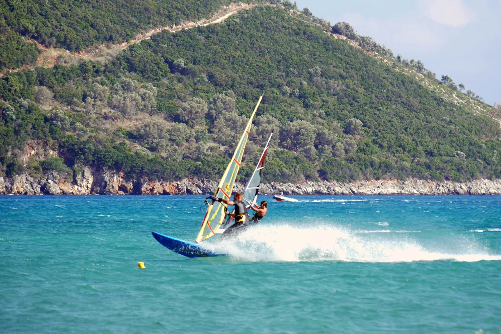 windsurfing
