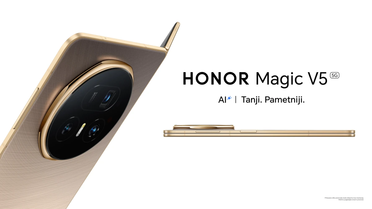 HONOR Magic V5: U Ljubljanskom dvorcu premijerno predstavljen najtanji preklopni pametni telefon do sada