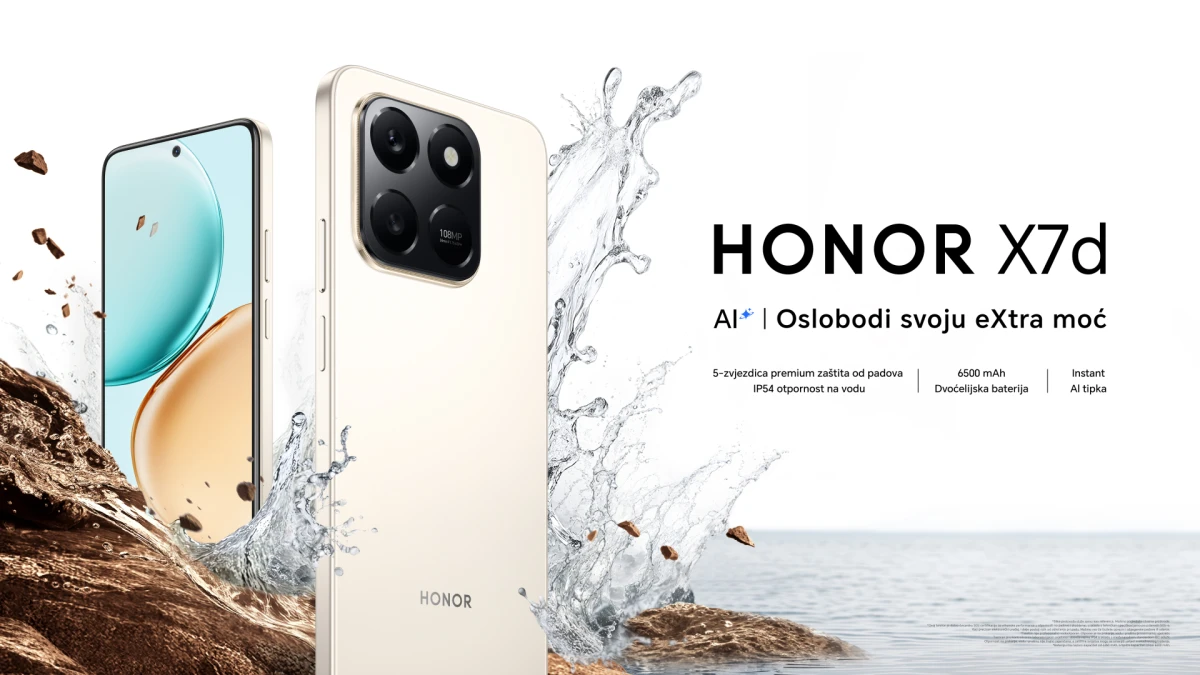 U prodaji je novi HONOR X7d – telefon sa snažnom dvostrukom baterijom