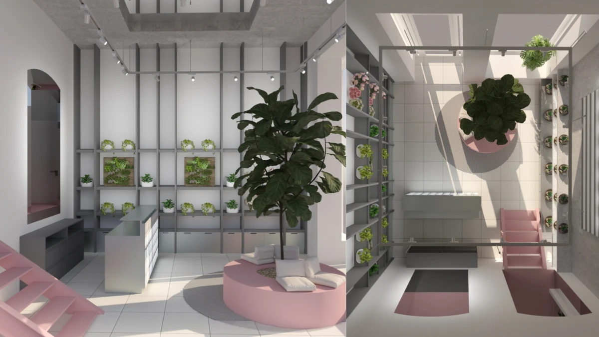 Biljke.Plants otvorio svoj novi zeleni concept store s potpisom dizajnerskog studija 9HZ