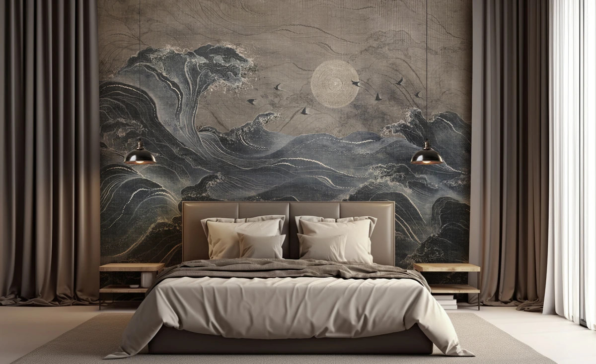 Japanska ti&scaron;ina u prostoru: Nova kolekcija zidnih tapeta zove na opu&scaron;tanje