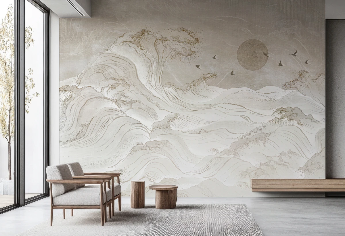 Japanska ti&scaron;ina u prostoru: Nova kolekcija zidnih tapeta zove na opu&scaron;tanje