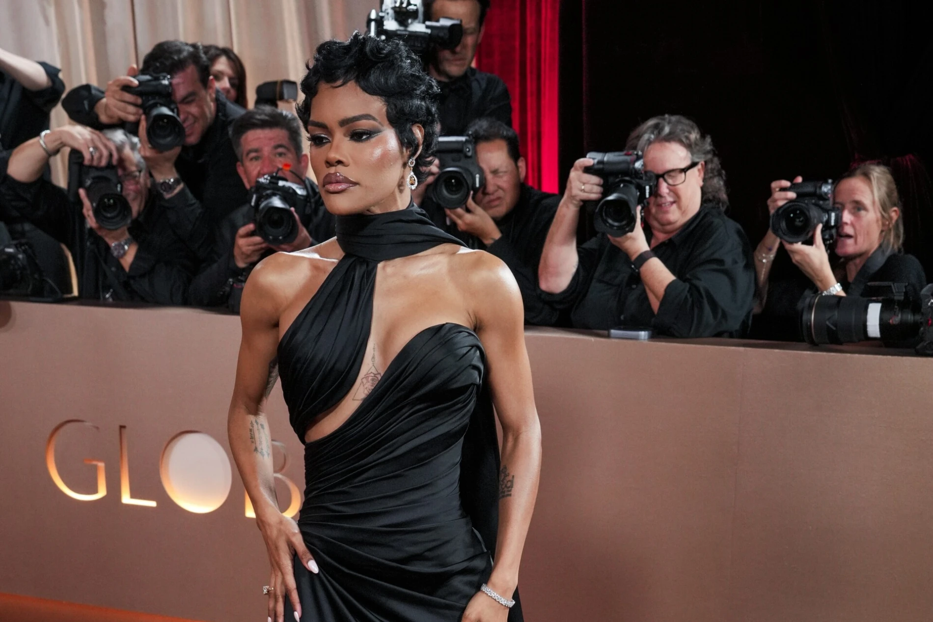 Make-up look dana: Teyana Taylor na Zlatnim globusima 2026