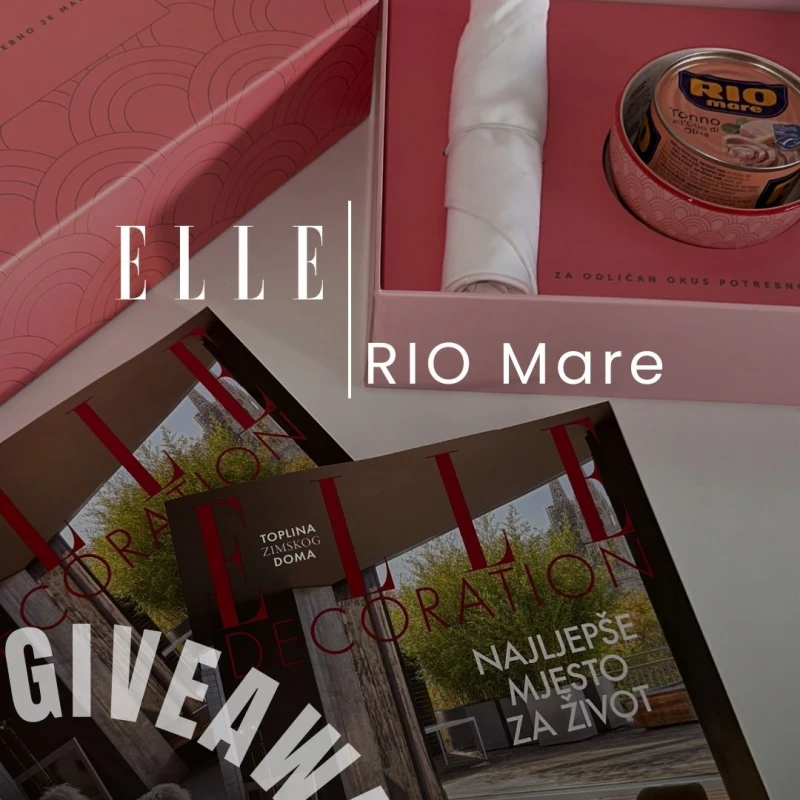 Elle i Rio Mare nagrađuju dva sretna dobitnika časopisom Elle Decoration i posebnim Rio Mare paketom