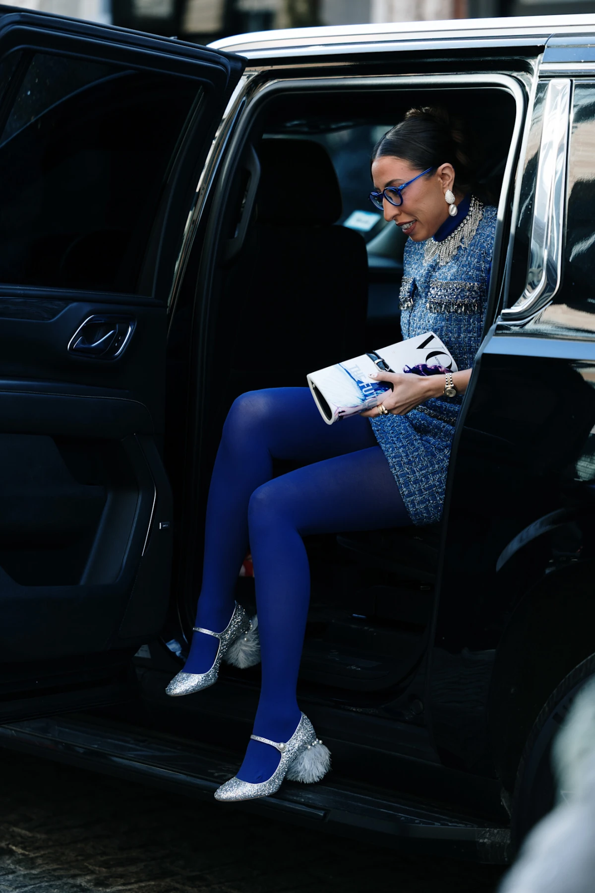 Najlonke u boji istaknule su se kao veliki trend u street style lookovima na Tjednima mode