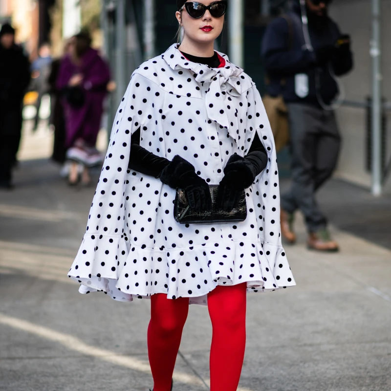 Najlonke u boji istaknule su se kao veliki trend u street style lookovima na Tjednima mode