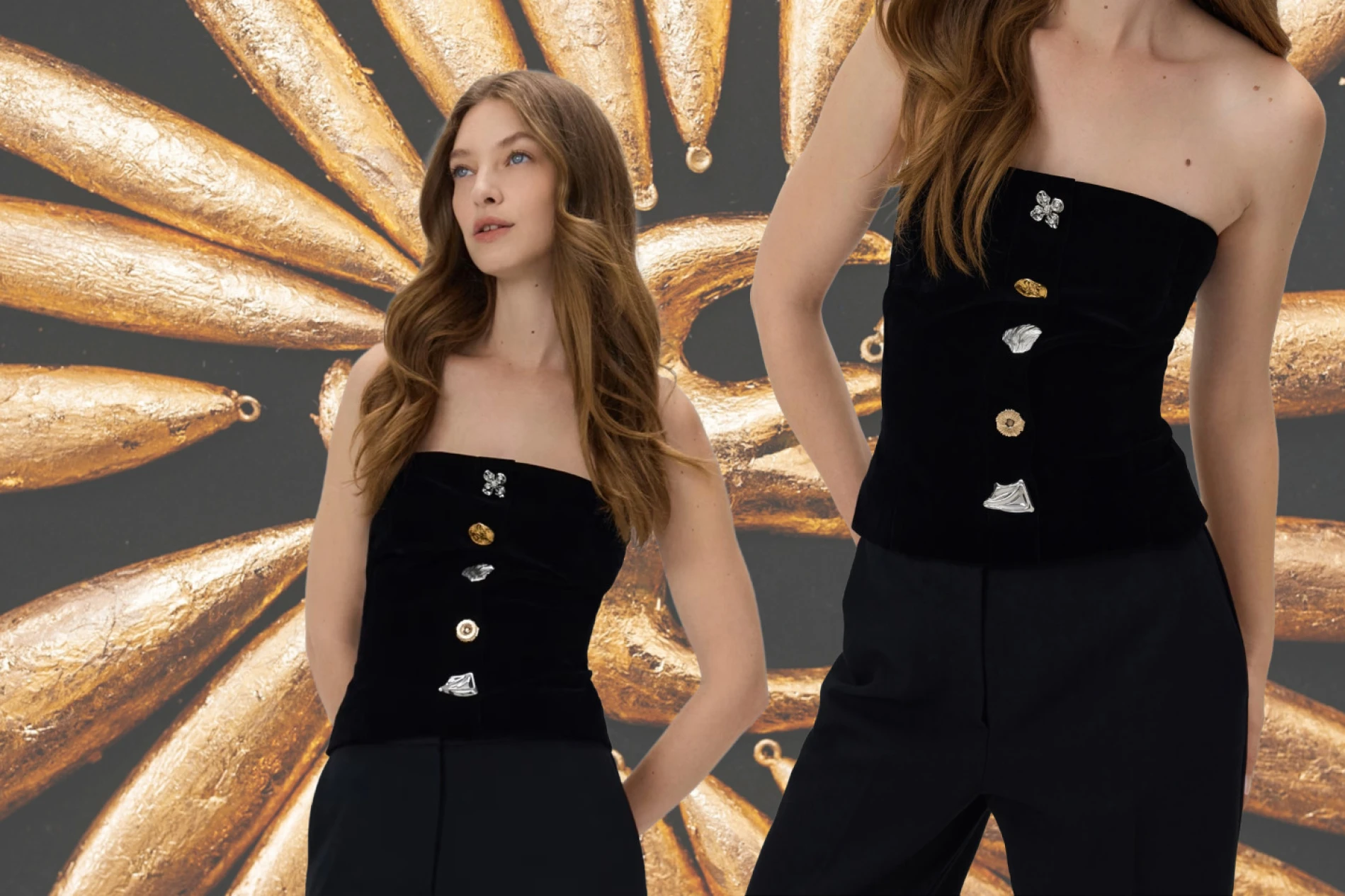 Crni top koji bi bez problema mogao biti na Schiaparelli reviji smo prona&scaron;li na sniženju