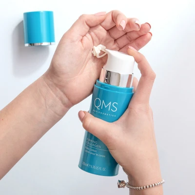 Model x QMS Firming Collagen Lotion
