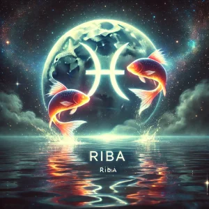 DALL·E 2025-12-17 14.59.57 – A mystical and atmospheric image representing the zodiac sign Pisces (Riba in Croatian). Two glowing fish swim in a circular motion above water under