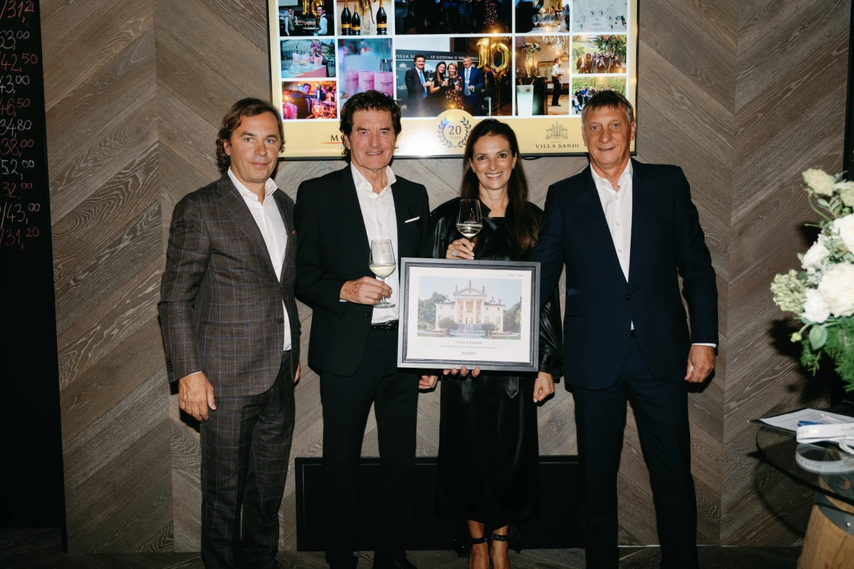 Proslavljeno je 20 godina pjenušca Villa Sandi u Hrvatskoj