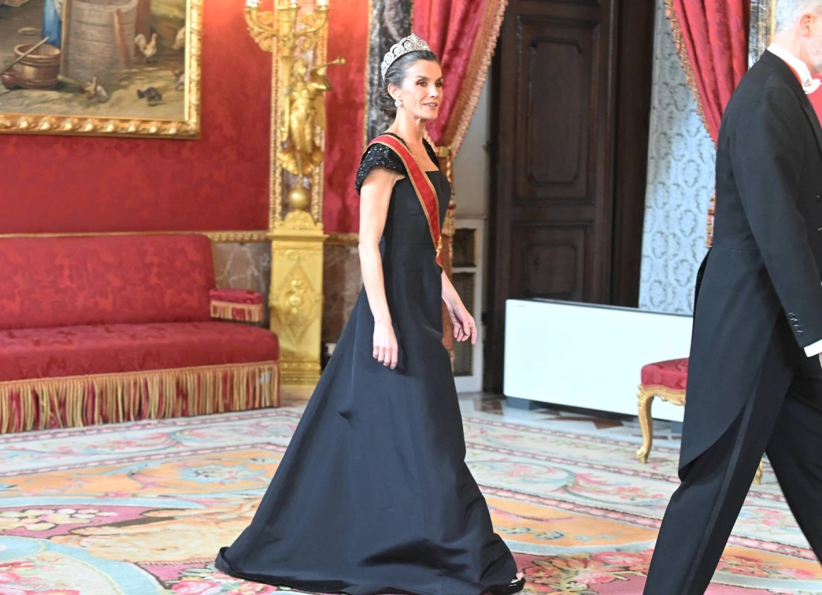 Kraljica Letizia je na državnoj večeri zablistala s rijetkom Cartier tijarom