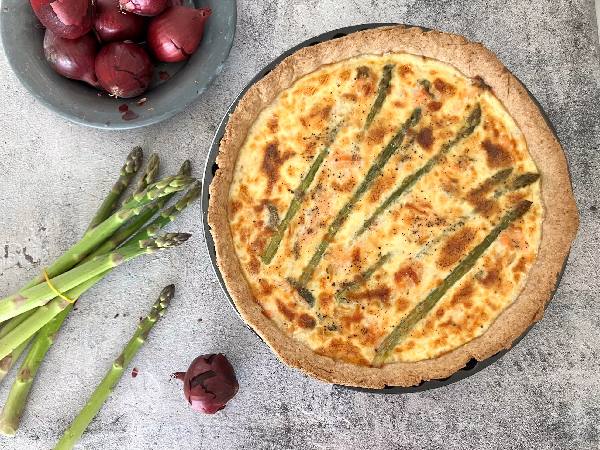 Recept za prefini quiche sa šparogama i sirom