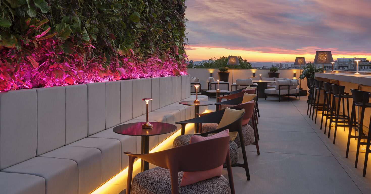 Rooftop terasa art'otel zagreb