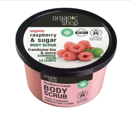 ORGANIC SHOP Piling za tijelo Raspberry & sugar