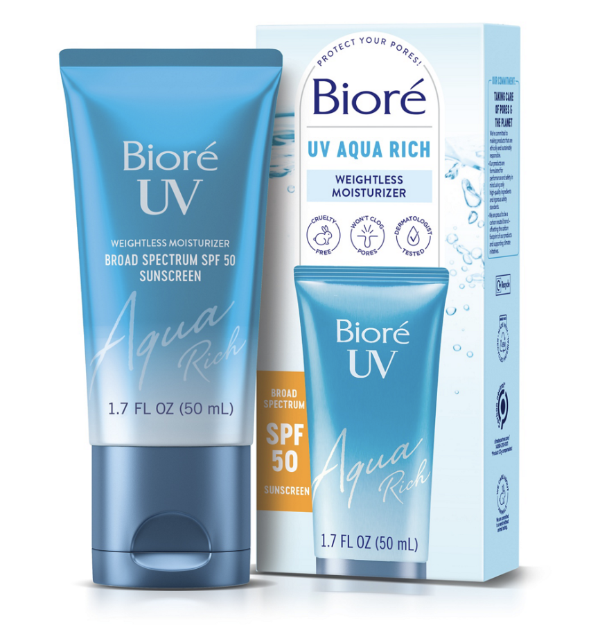 BIORE AQUA RICH MOIST SPF50