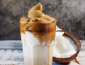 Kava s kokosom