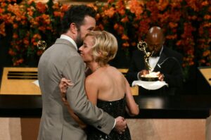 Noah Wyle i njegova supruga na dodjeli nagrada Emmy, 14.9.2026.