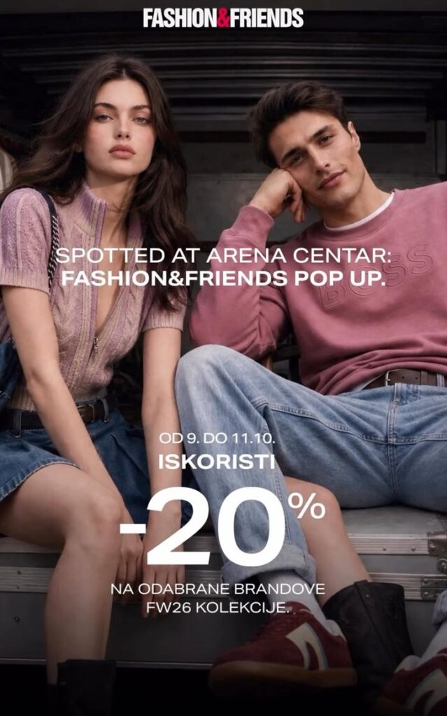 Fashion&amp;Friends sniženje u Areni Centar: Top komadi na popustu