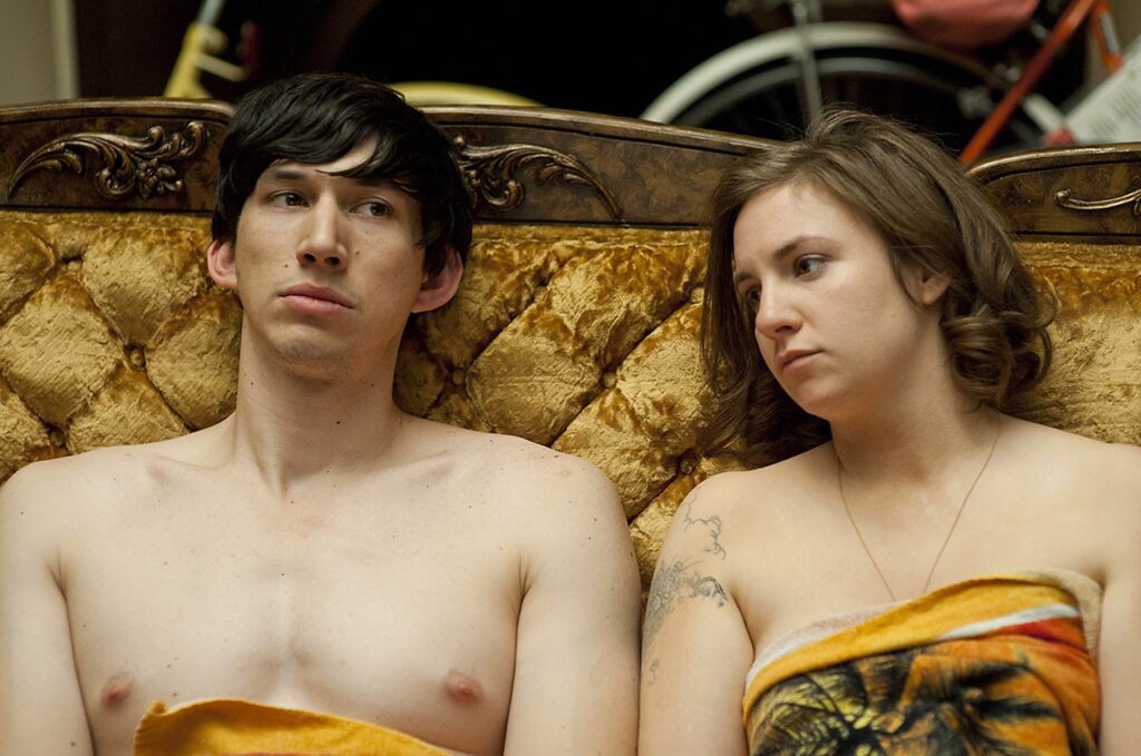 Lena Dunham and Adam Driver
