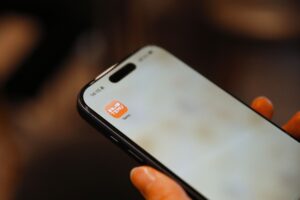 Temu app na mobitelu